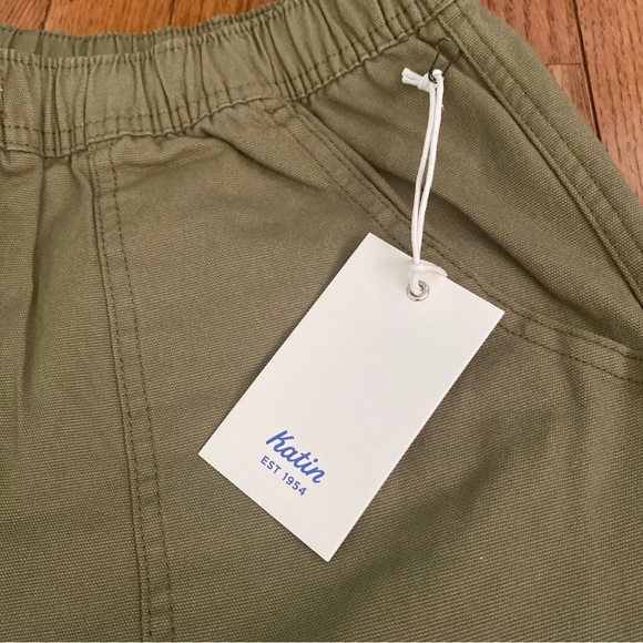 Katin Volley Trail Shorts Olive Green EUC Size L - Picture 8 of 11